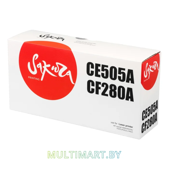 Картридж Sakura Printing SACE505A/CF280A (аналог HP 05A, CE505A)